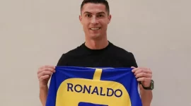 Cristiano Ronaldo resmi menjadi pemain baru Al Nassr pada 31 Desember 2022.  (Foto: AlNassrFC Official Twitter)