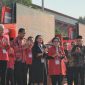 Ketua umum PDIP Megawati saat Rakernas