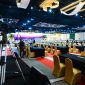 Suasana ruangan media center Konferensi Tingkat Tinggi ke-43 ASEAN 2023 di Jakarta Convention Center, Senayan
