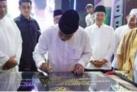 Foto Saat Bupati Tangerang H.Moch Maesal Rasyid Meresmikan Masjid Jami Nurul Imam