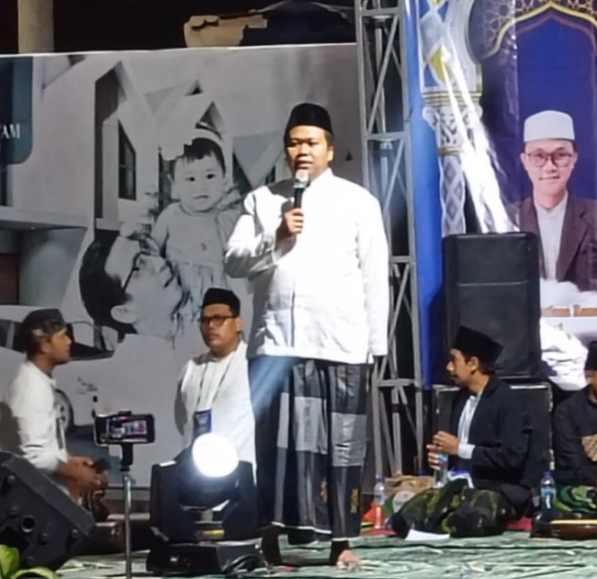 Peringatan isra mi'raj di kelurahan Sukabakti 