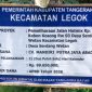 Papan proyek terlihat tidak ada volume panjang dan lebar.